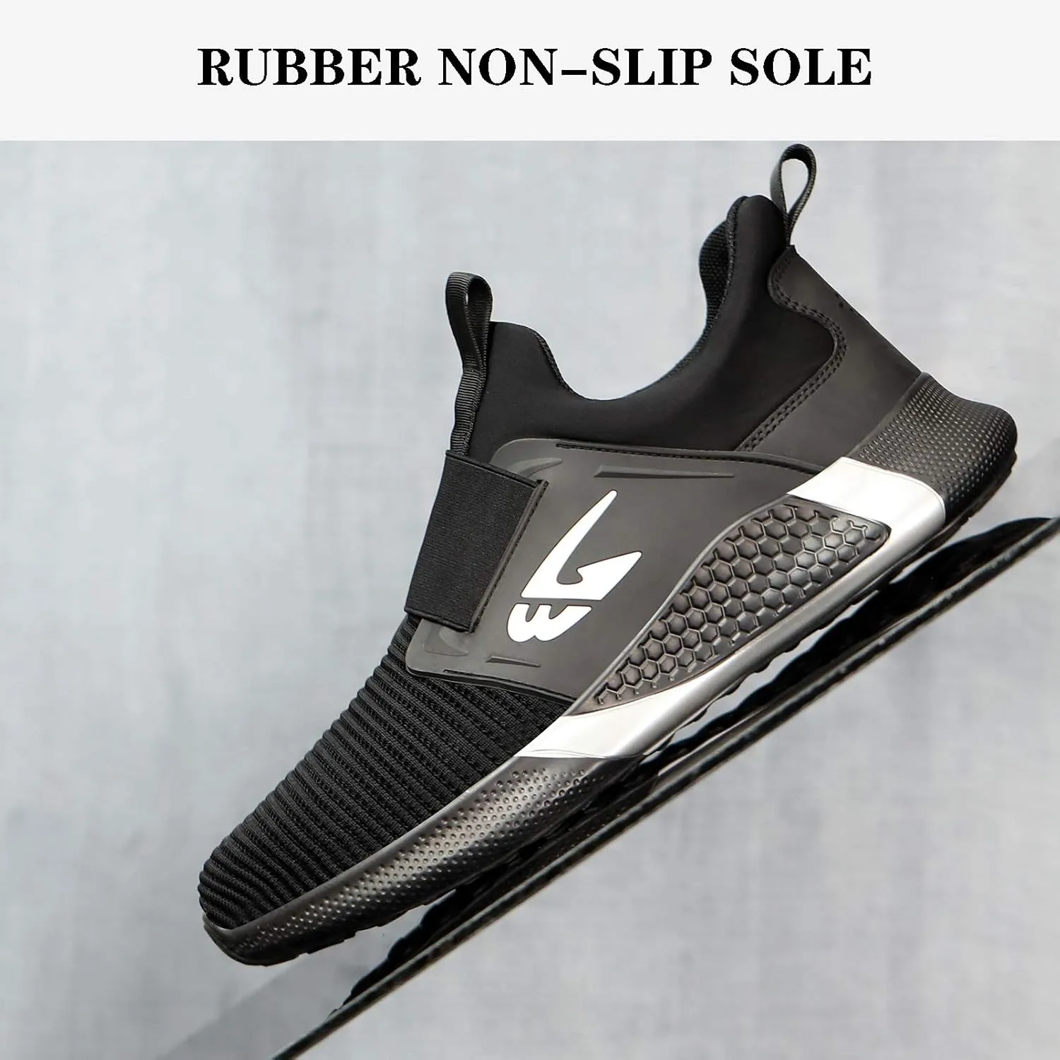 Steel Toe Work Shoes for Men Women Lightweight Comfortable Industrial & Construction Safety Footwear