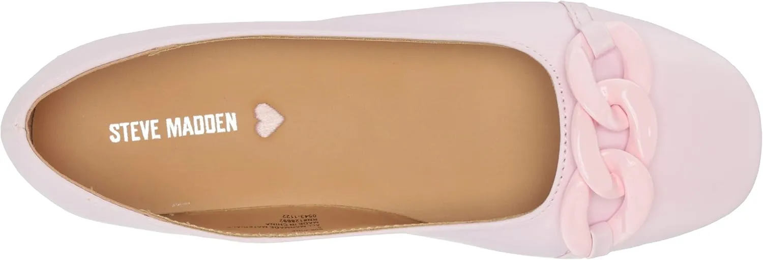 Steve Madden Girl's Chain Ballet Flat