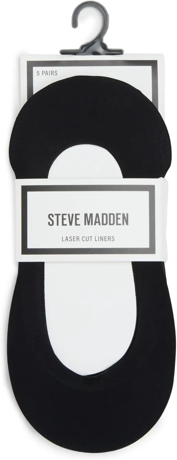 STEVE MADDEN Women's 5pk Laser Cut Liners