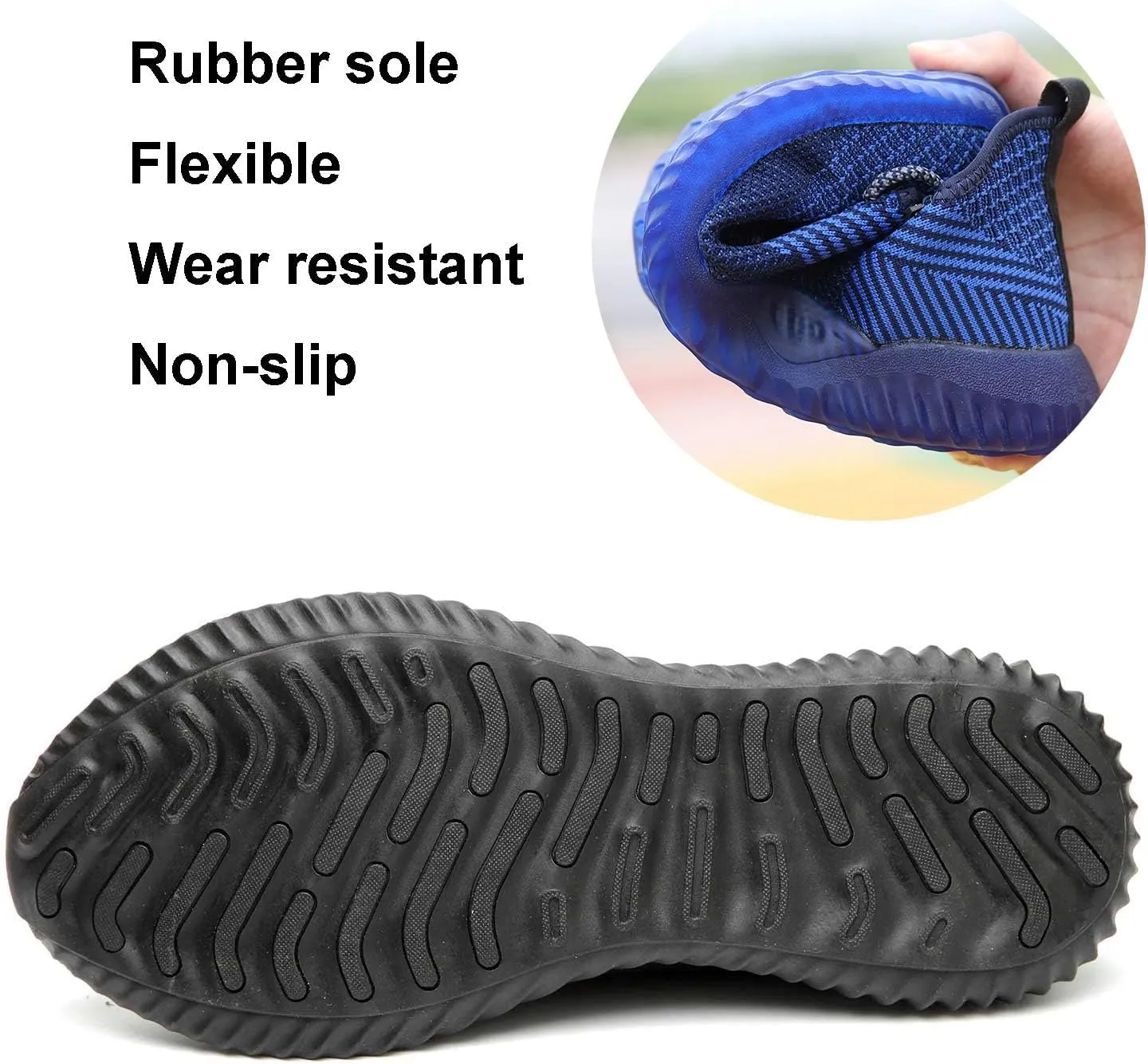 SUADEX Steel Toe Shoes for Men Women Indestructible Steel Toe Sneakers Lightweight Work Safety Shoes Puncture Proof Composite Toe