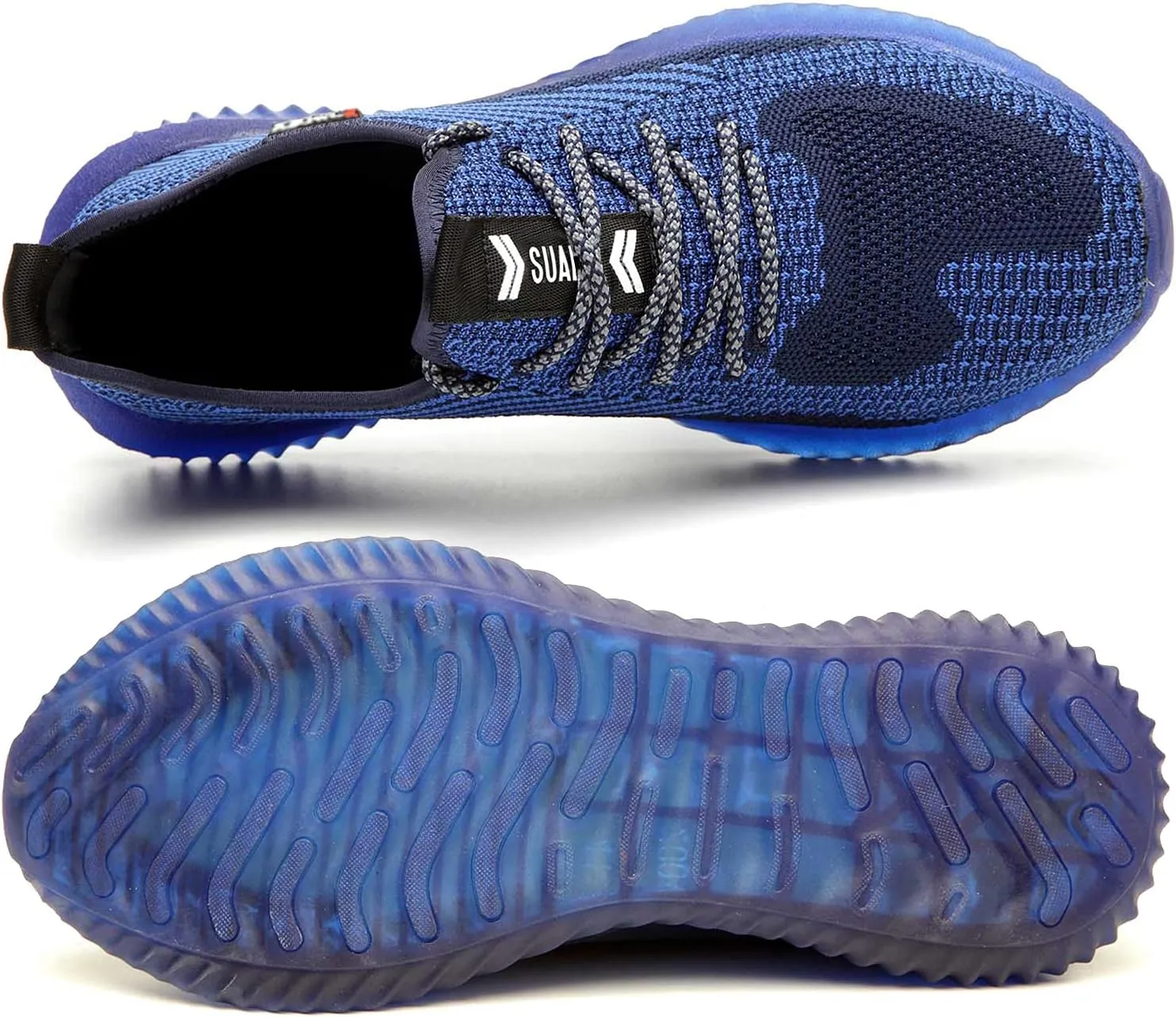 SUADEX Steel Toe Shoes for Men Women Indestructible Steel Toe Sneakers Lightweight Work Safety Shoes Puncture Proof Composite Toe