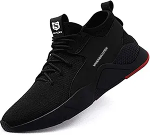 SUADEX Steel Toe Shoes for Men Women Indestructible Steel Toe Sneakers Lightweight Work Safety Shoes Puncture Proof Composite Toe