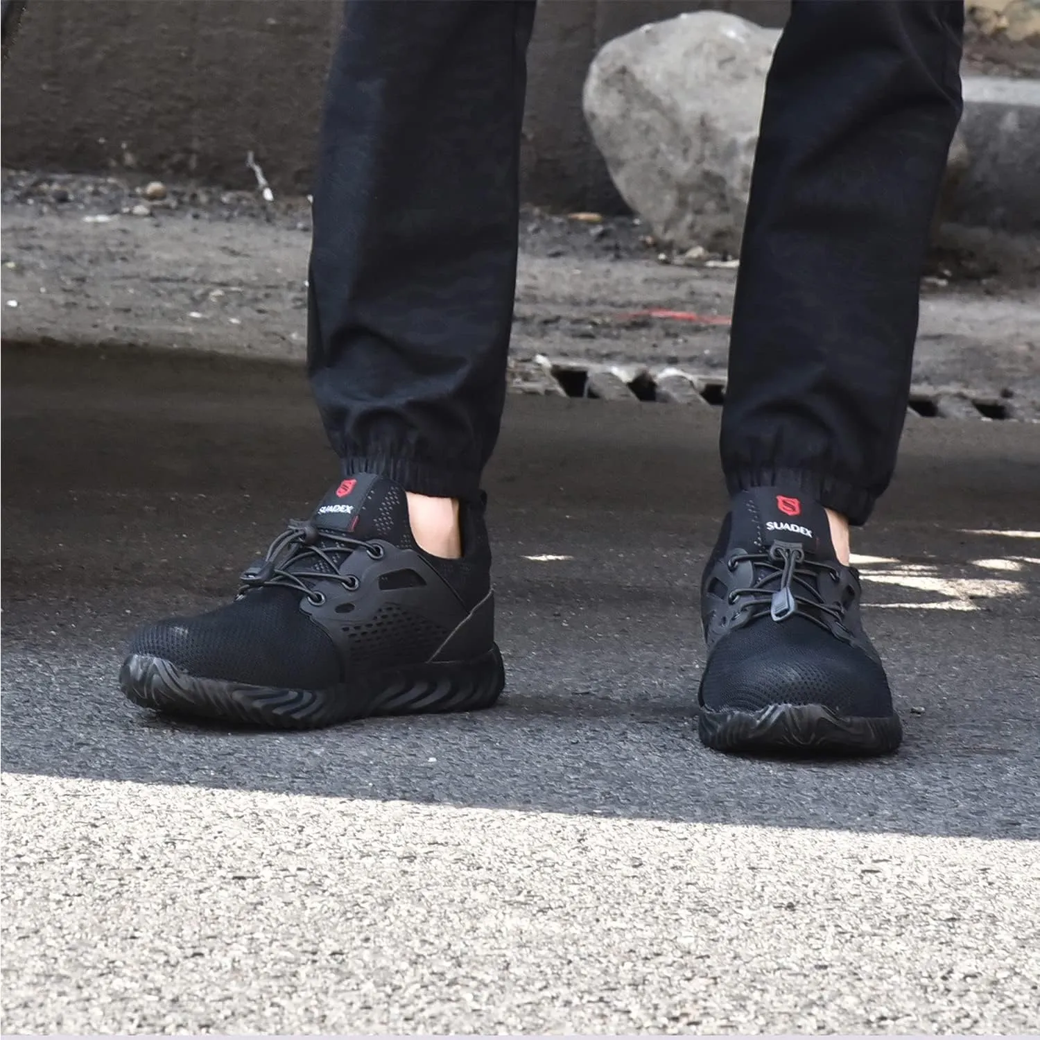 SUADEX Steel Toe Shoes Men Women Indestructible Work Safety Shoes Working Industrial Construction Sneakers