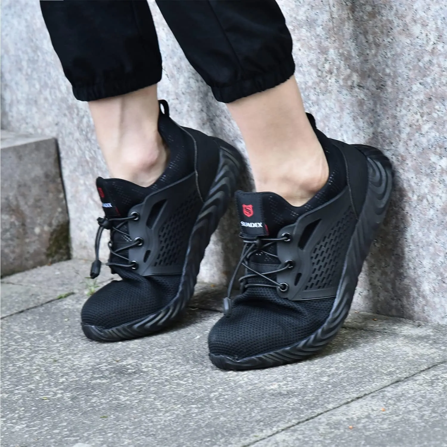 SUADEX Steel Toe Shoes Men Women Indestructible Work Safety Shoes Working Industrial Construction Sneakers