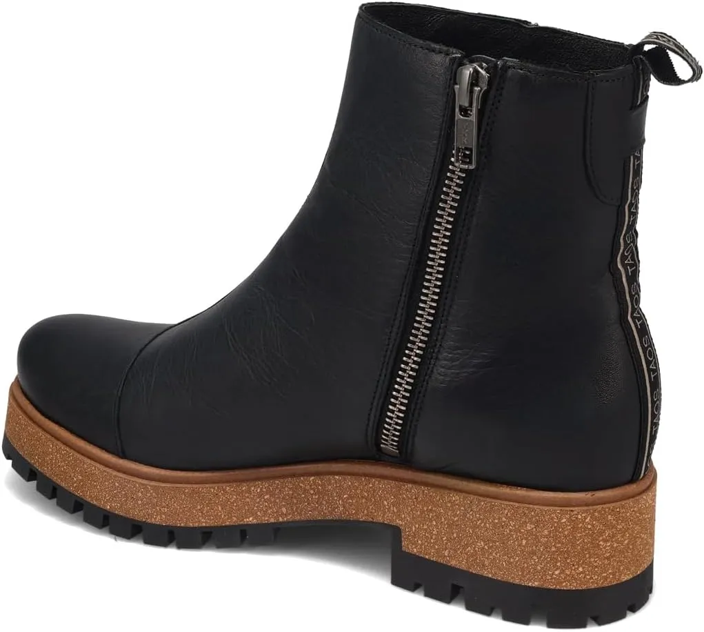 Taos Downtown Women's Boots - Stylish and Classic Design for Everyday Fashion - Easy On-Off Size Zipper - Curves & Pods Removable Footbed with Arch Support