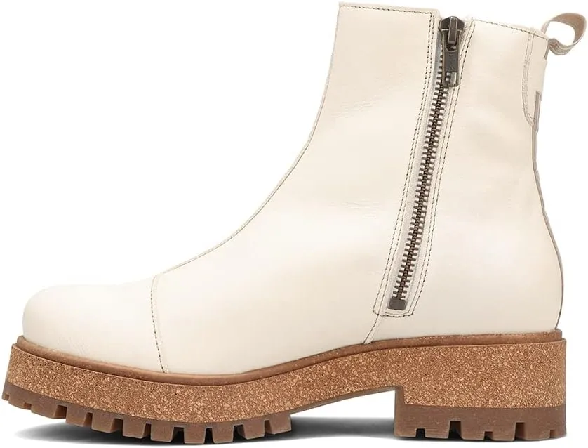 Taos Downtown Women's Boots - Stylish and Classic Design for Everyday Fashion - Easy On-Off Size Zipper - Curves & Pods Removable Footbed with Arch Support