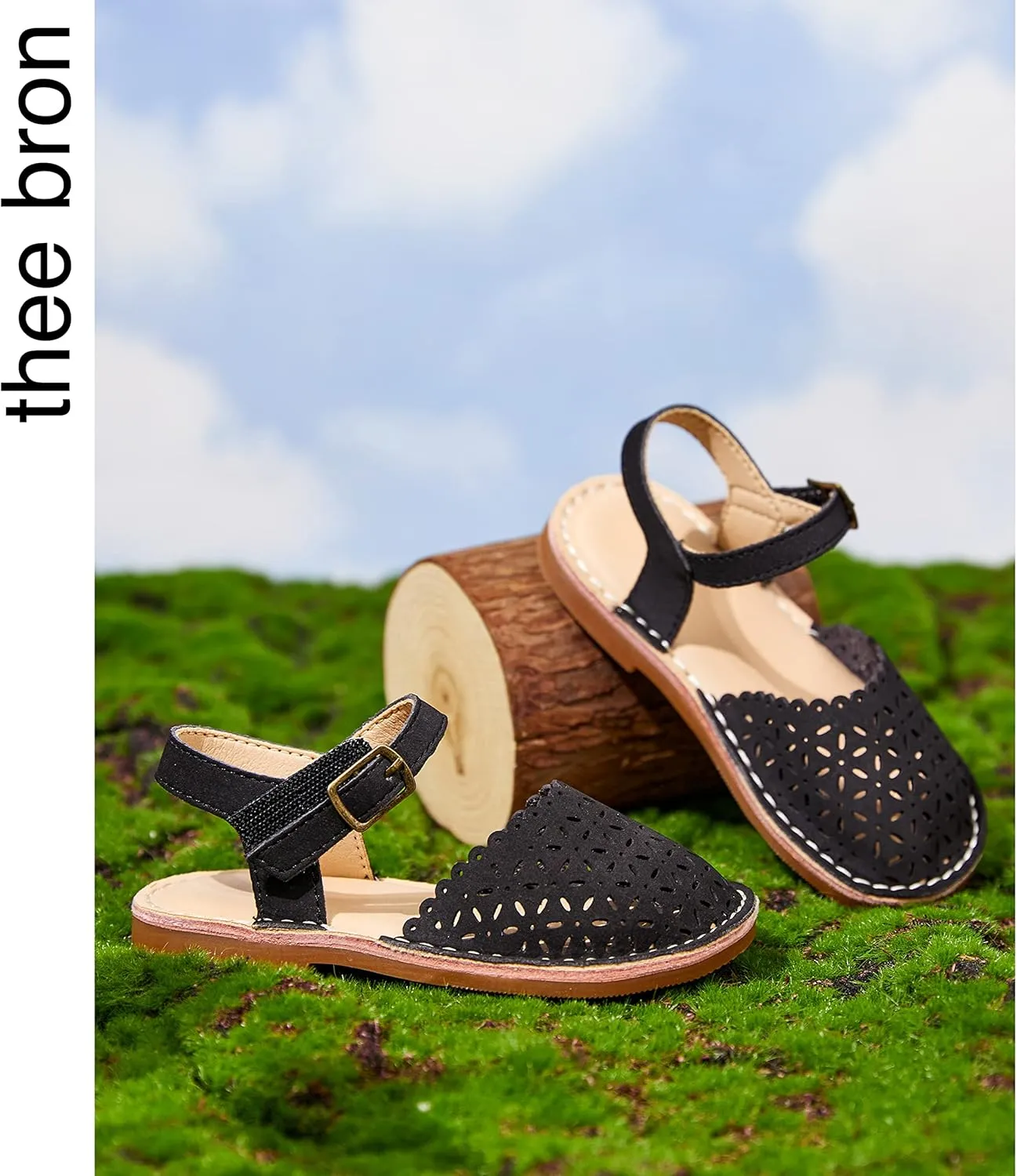 THEE BRON Girls Sandals Toddler Summer Dress Shoes