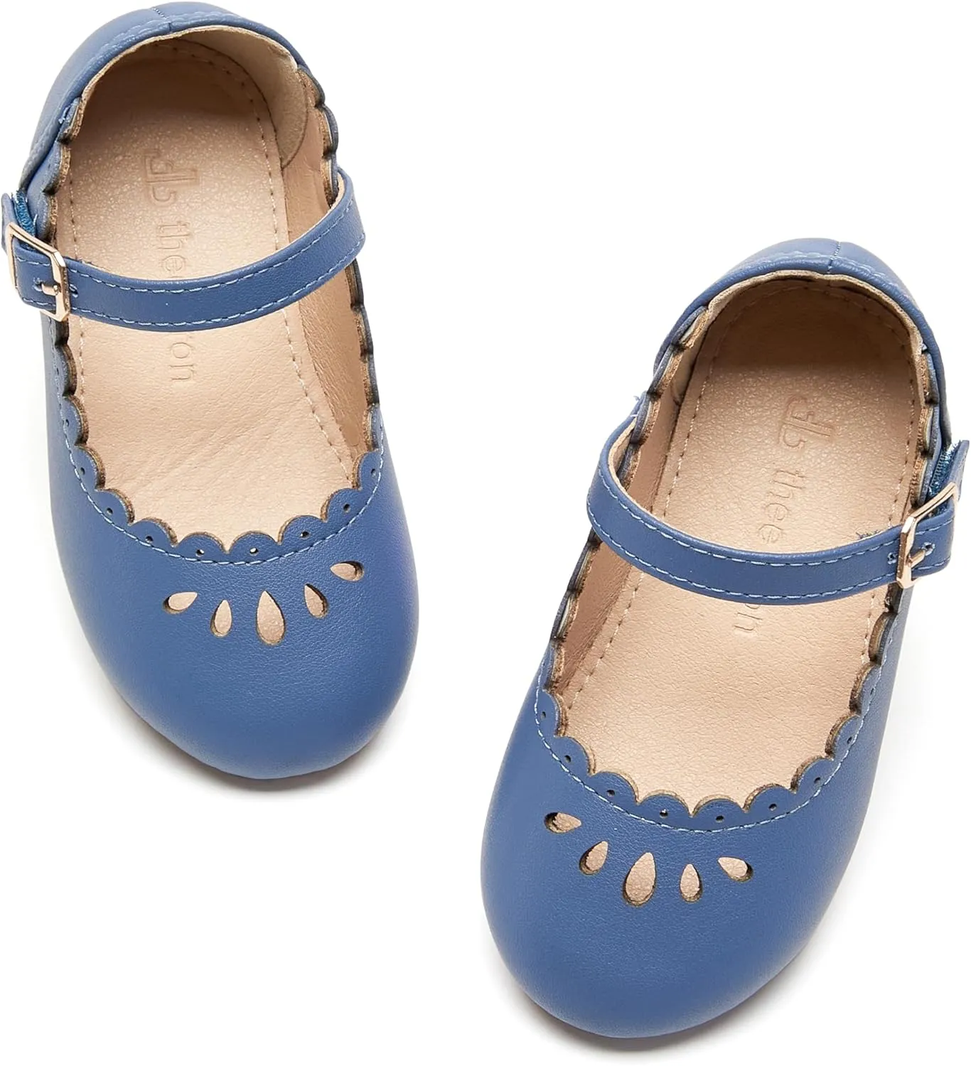 THEE BRON Toddler Mary Janes | Arch Support Leather Princess Shoes | Birthday Party Flats
