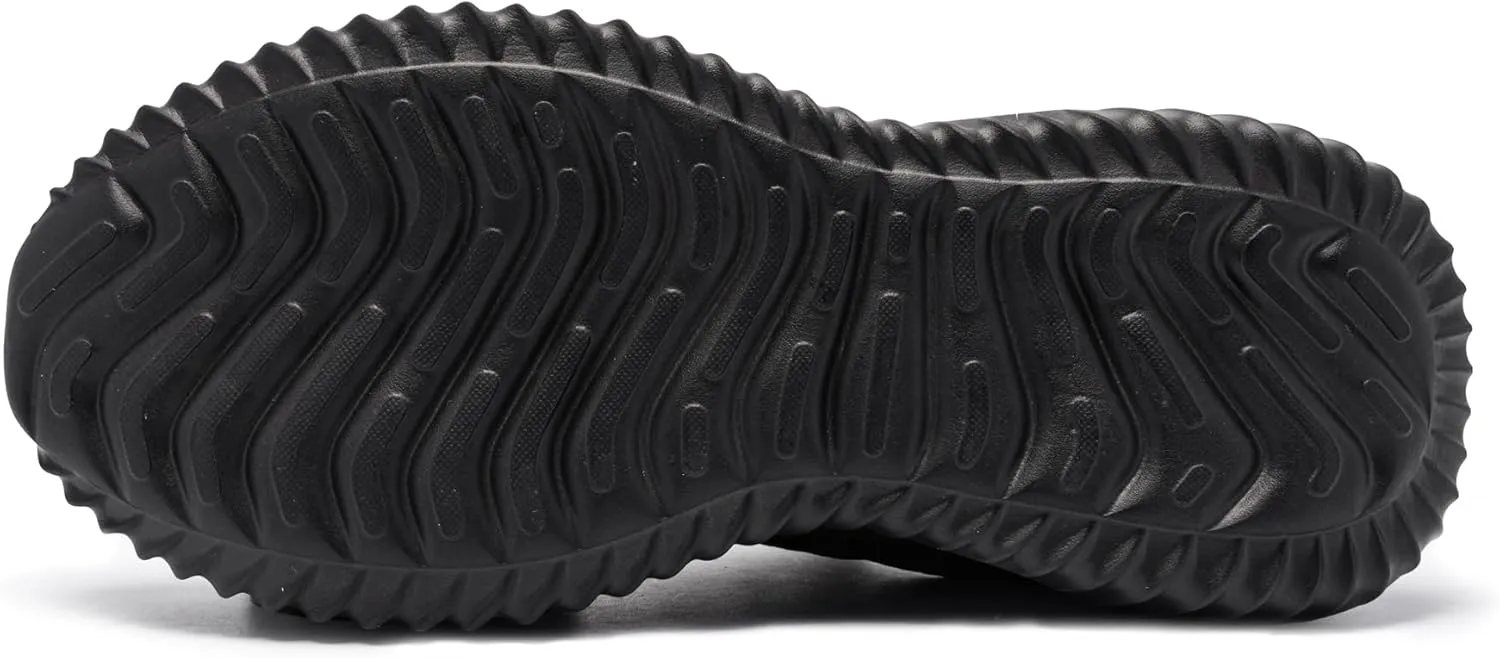 Tinefiy Steel Toe Shoes Men Women Lightweight Air Cushion Safety Sneakers Slip Resistant Work Sneakers Safety Toe Tennis Shoes Indestructible Shoe