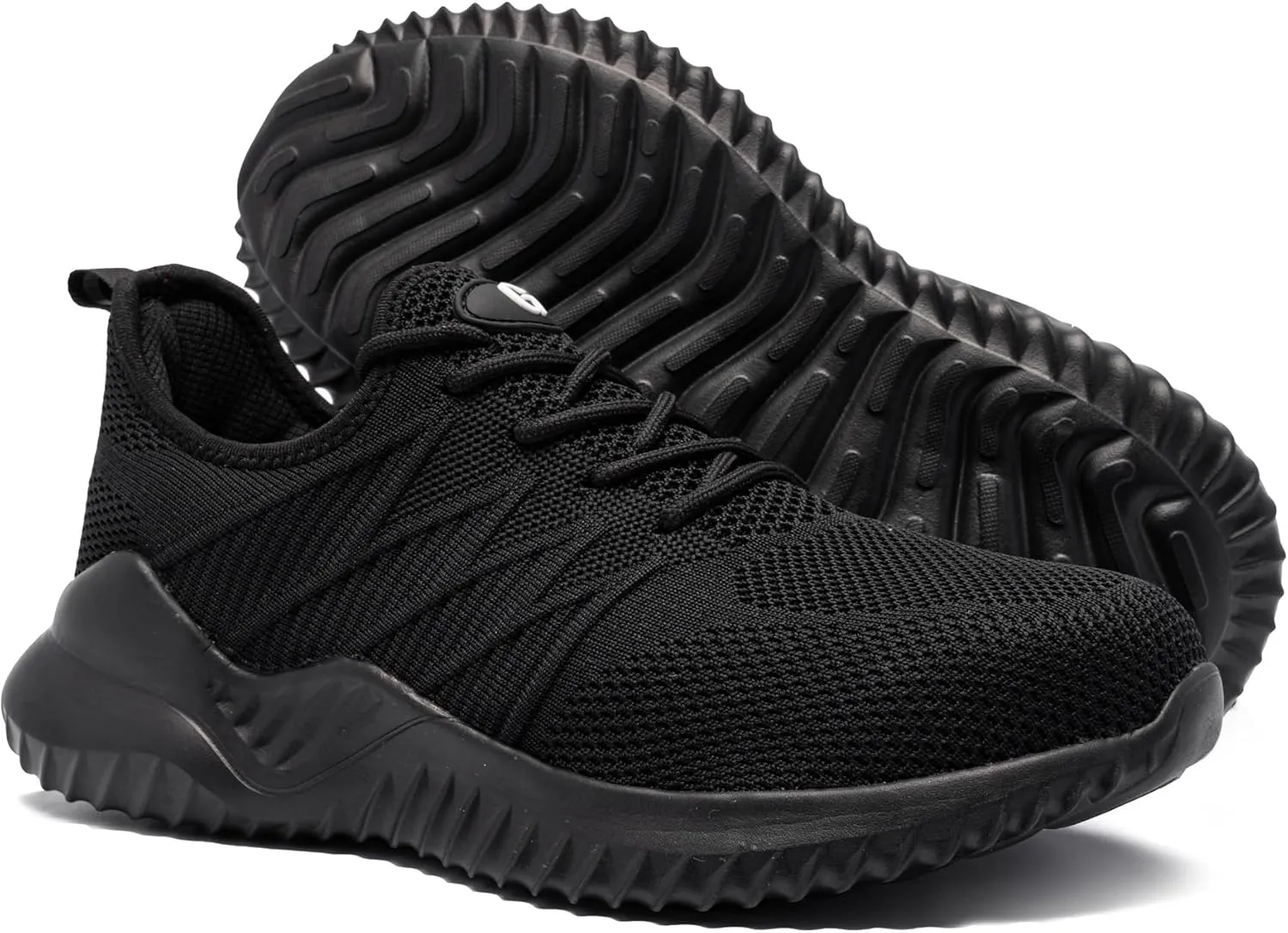 Tinefiy Steel Toe Shoes Men Women Lightweight Air Cushion Safety Sneakers Slip Resistant Work Sneakers Safety Toe Tennis Shoes Indestructible Shoe