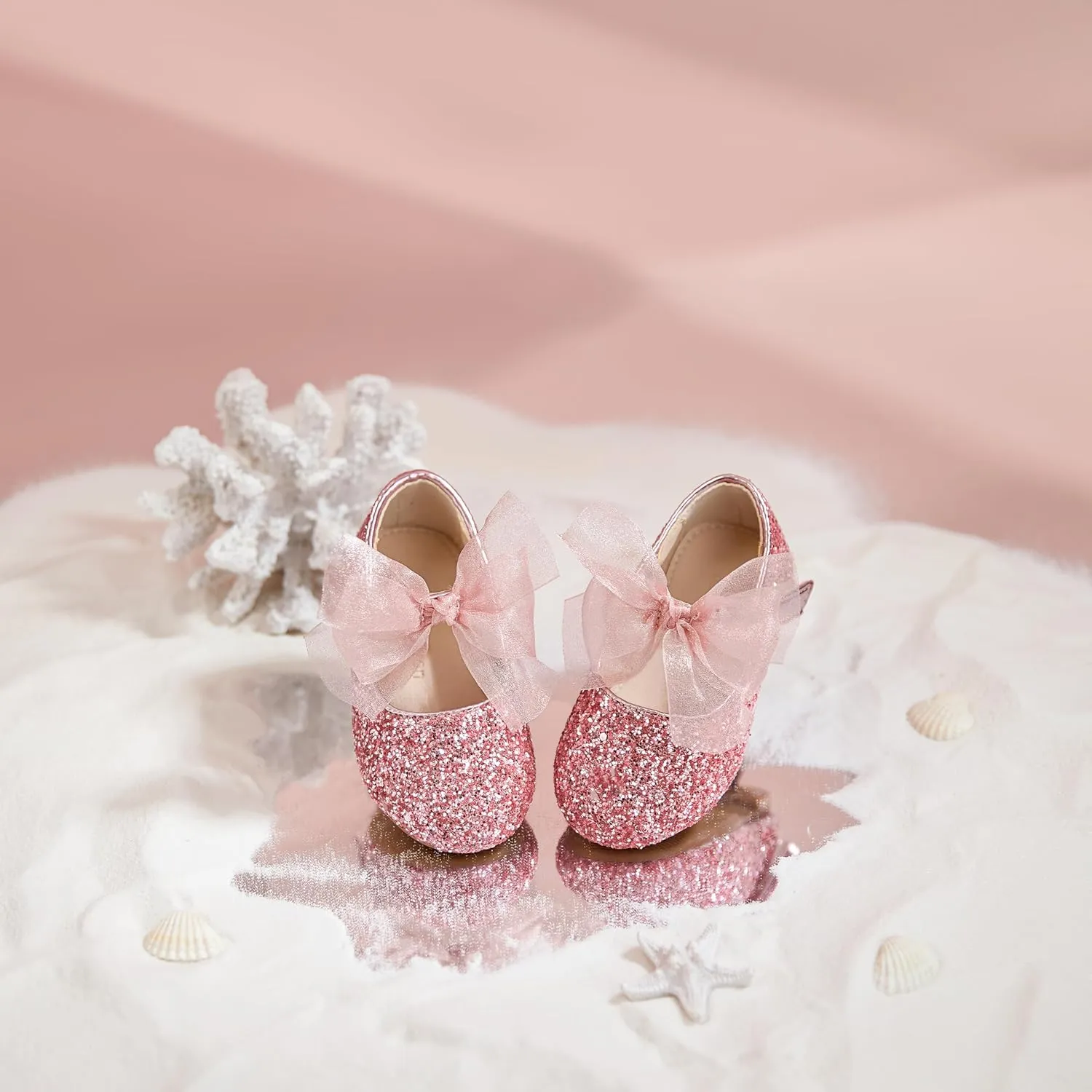 Toddler Ballet Flats for Girls - Princess Party Shoes Wedding & Dress