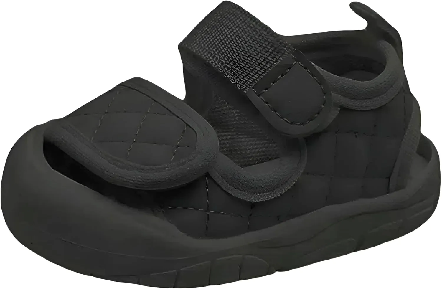 Toddler Boys Girls Summer Adjustable Sandals Lightweight Closed-Toe Anti-Slip Rubber Sole Sandal Baby First Walking Shoes Size 4-9