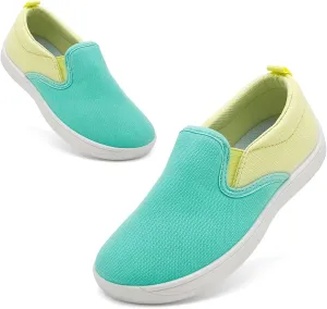 Toddler Kids Wide Barefoot Shoes Girls Boys Slip On Canvas Sneakers Comfortable Skin Friendly Walking Kids Shoes