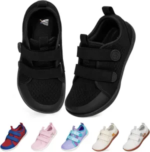 Toddler Shoes Boys Girls, Kids Wide Toe Box Barefoot Shoes Breathable Lightweight Zero Drop Non-Slip Tennis Sneakers for Toddler/Little Kid/Big Kid