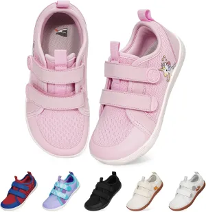 Toddler Shoes Boys Girls, Kids Wide Toe Box Barefoot Shoes Breathable Lightweight Zero Drop Non-Slip Tennis Sneakers for Toddler/Little Kid/Big Kid
