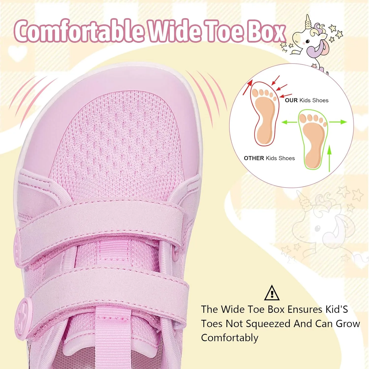 Toddler Shoes Boys Girls, Kids Wide Toe Box Barefoot Shoes Breathable Lightweight Zero Drop Non-Slip Tennis Sneakers for Toddler/Little Kid/Big Kid
