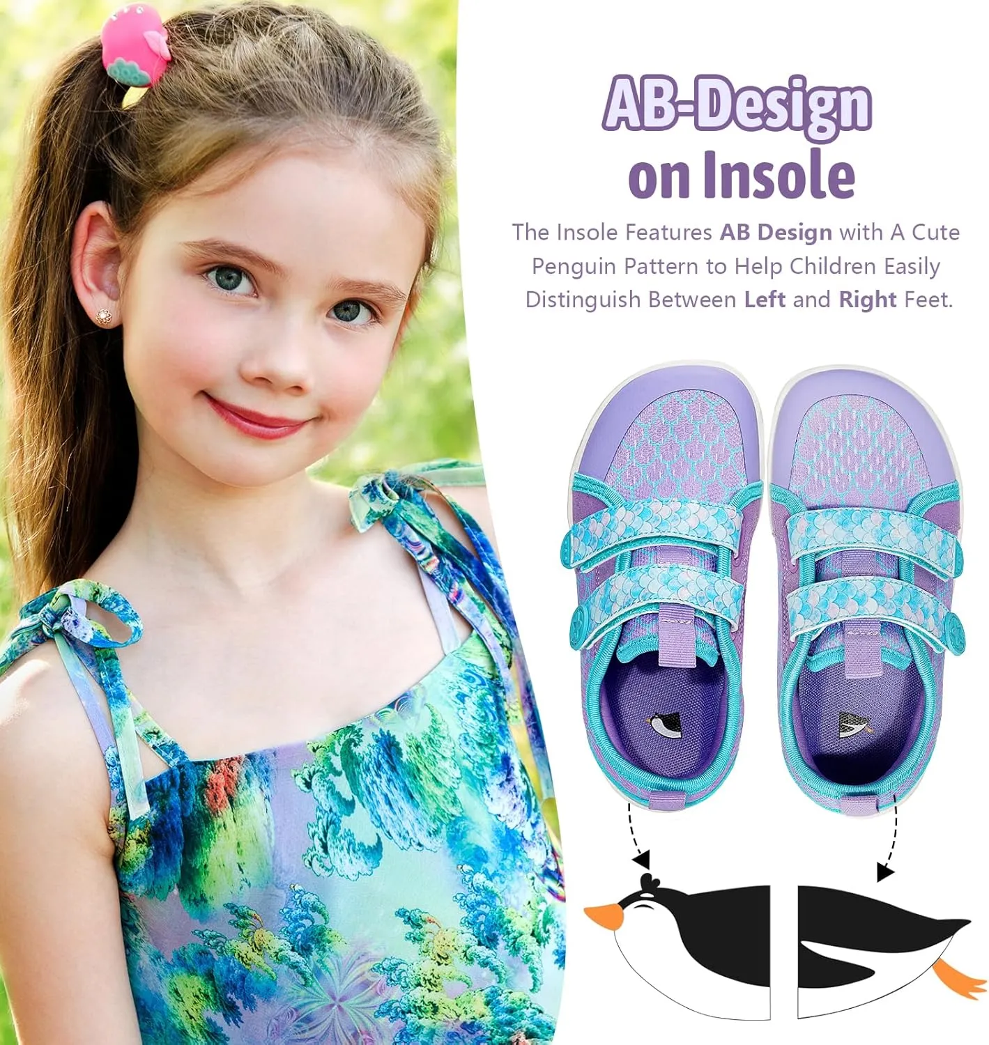 Toddler Shoes Boys Girls, Kids Wide Toe Box Barefoot Shoes Breathable Lightweight Zero Drop Non-Slip Tennis Sneakers for Toddler/Little Kid/Big Kid