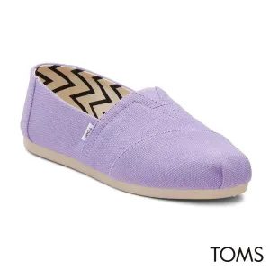TOMS Women Alpargata Vintage Purple Heritage Canvas Shoes