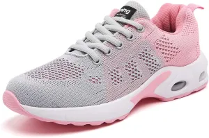 TSIODFO Women Running Shoes Gym Jogging Walking Sneakers