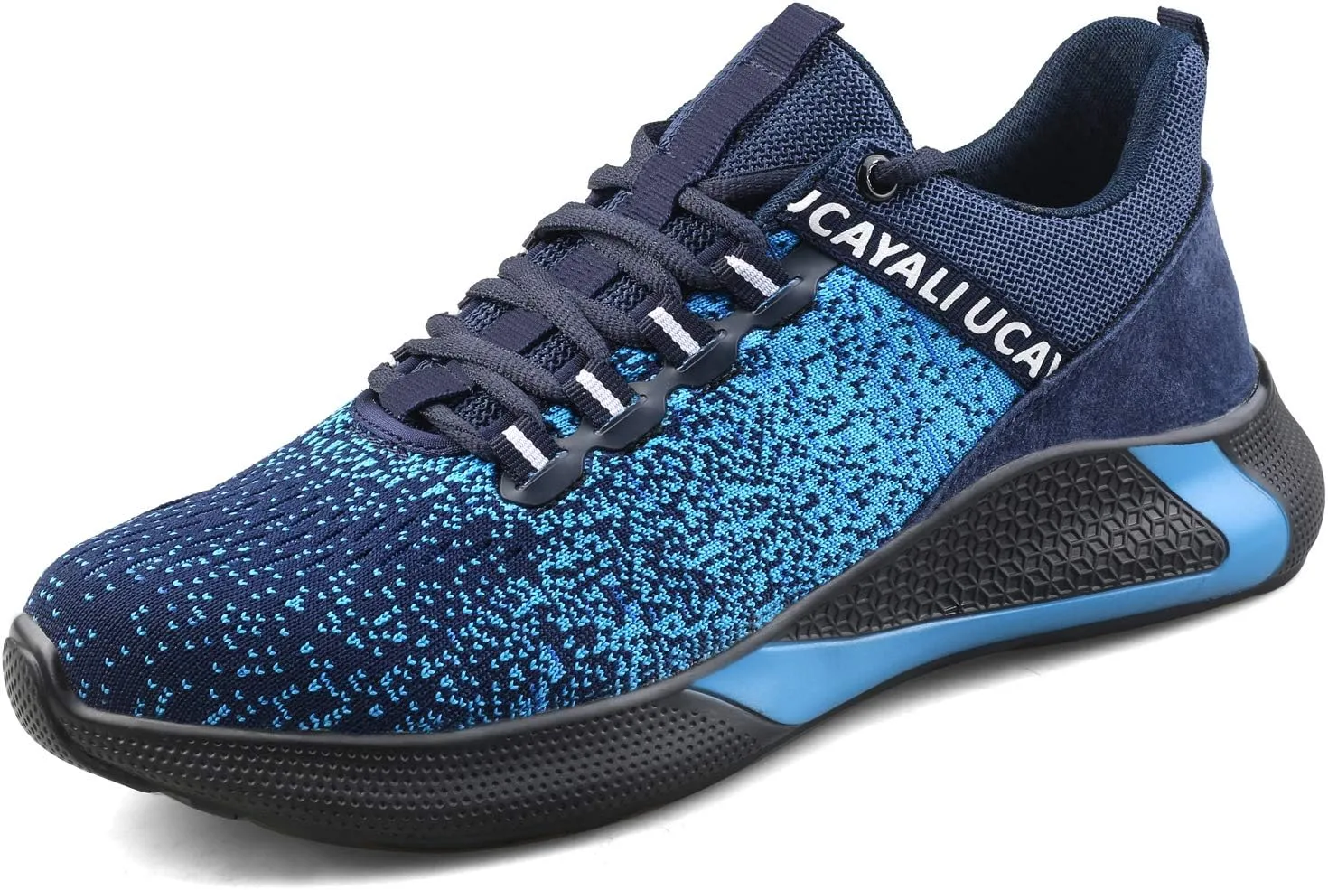 UCAYALI Men's Women's Safety Shoes Steel Toe Work Sneakers Breathable Lightweight Construction Shoes Mesh