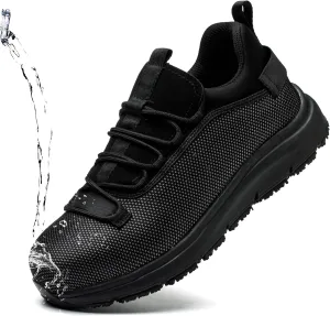 ulogu Steel Toe Shoes for Men Women丨Waterproof Lightweight Roofing Shoe丨Safety Industrial Work Sneakers