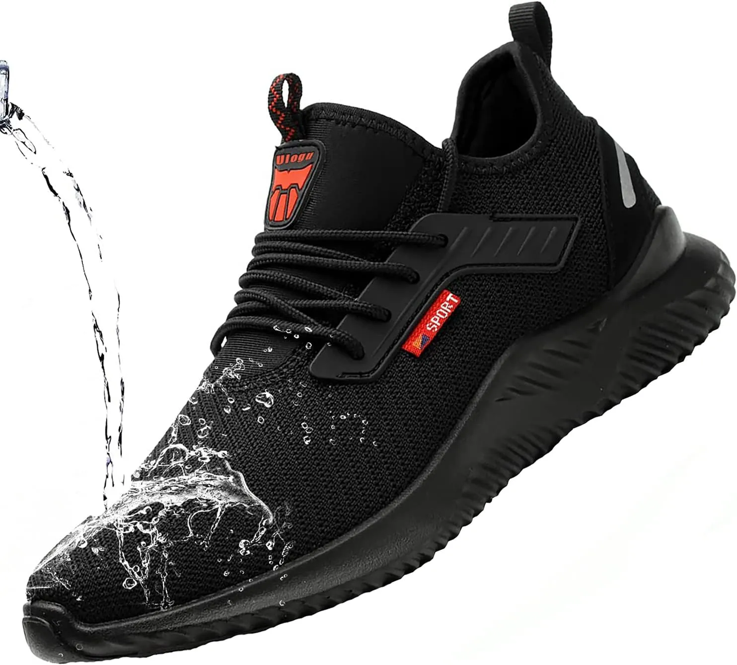 ulogu Steel Toe Shoes for Men Women丨Waterproof Lightweight Roofing Shoe丨Safety Industrial Work Sneakers