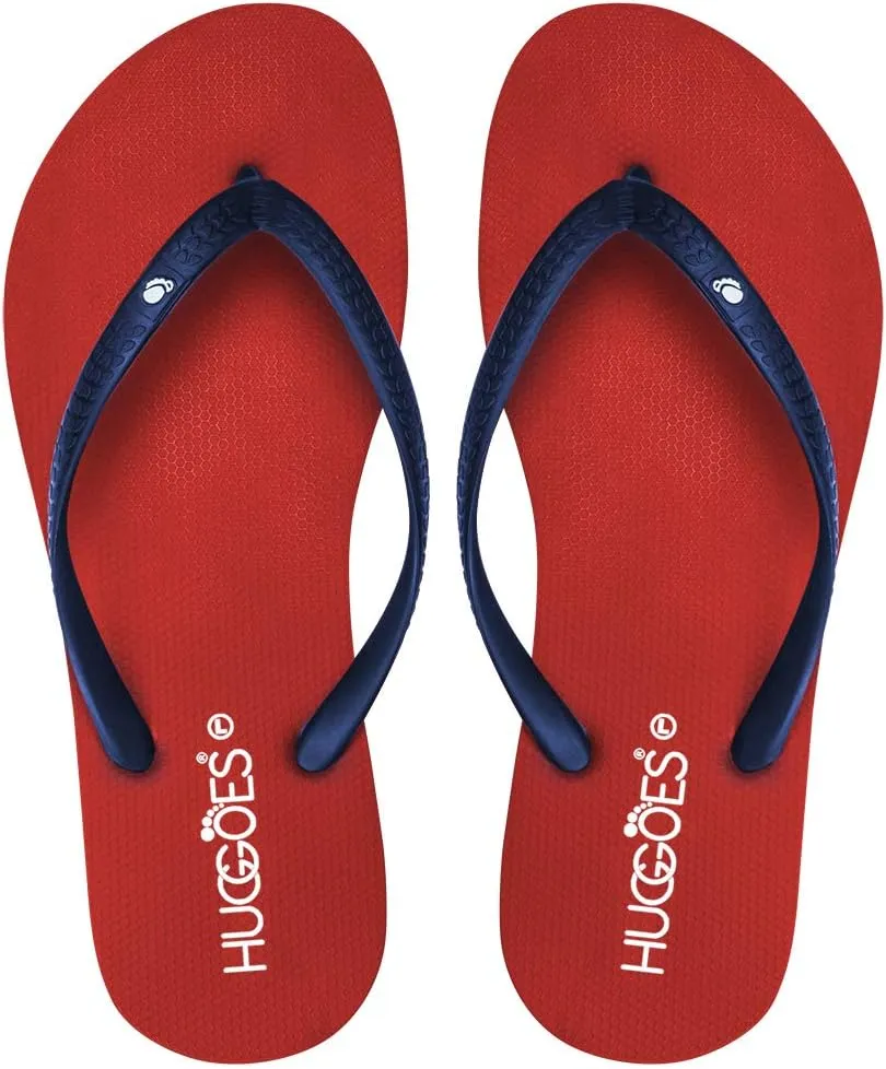 Ultra Soft Comfortable Natural Rubber Summer Beach Flip Flops For Women