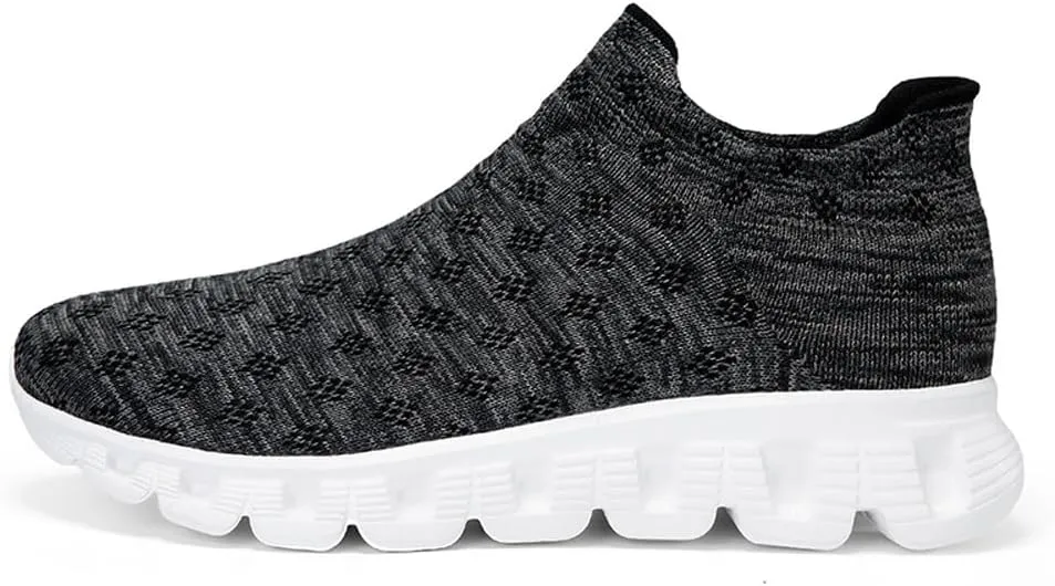 Unisex Lightweight Silp On Soft Mesh Sock Sneakers Breathable Fitness Gym Walking Shoes