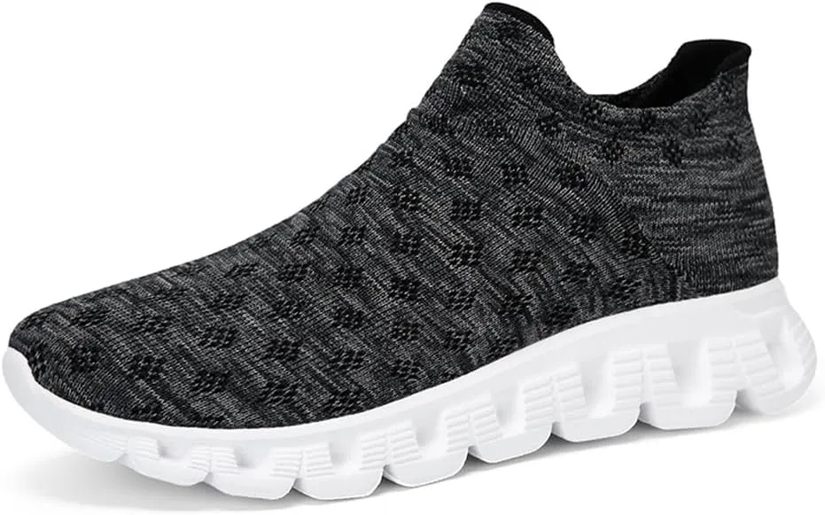 Unisex Lightweight Silp On Soft Mesh Sock Sneakers Breathable Fitness Gym Walking Shoes