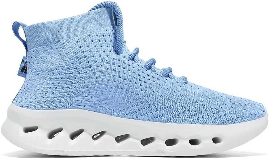 VAXAV Fashion Lightweight High Top Mesh Casual Running Sneakers Breathable Jogging Walking Shoes (6.5-12.5)