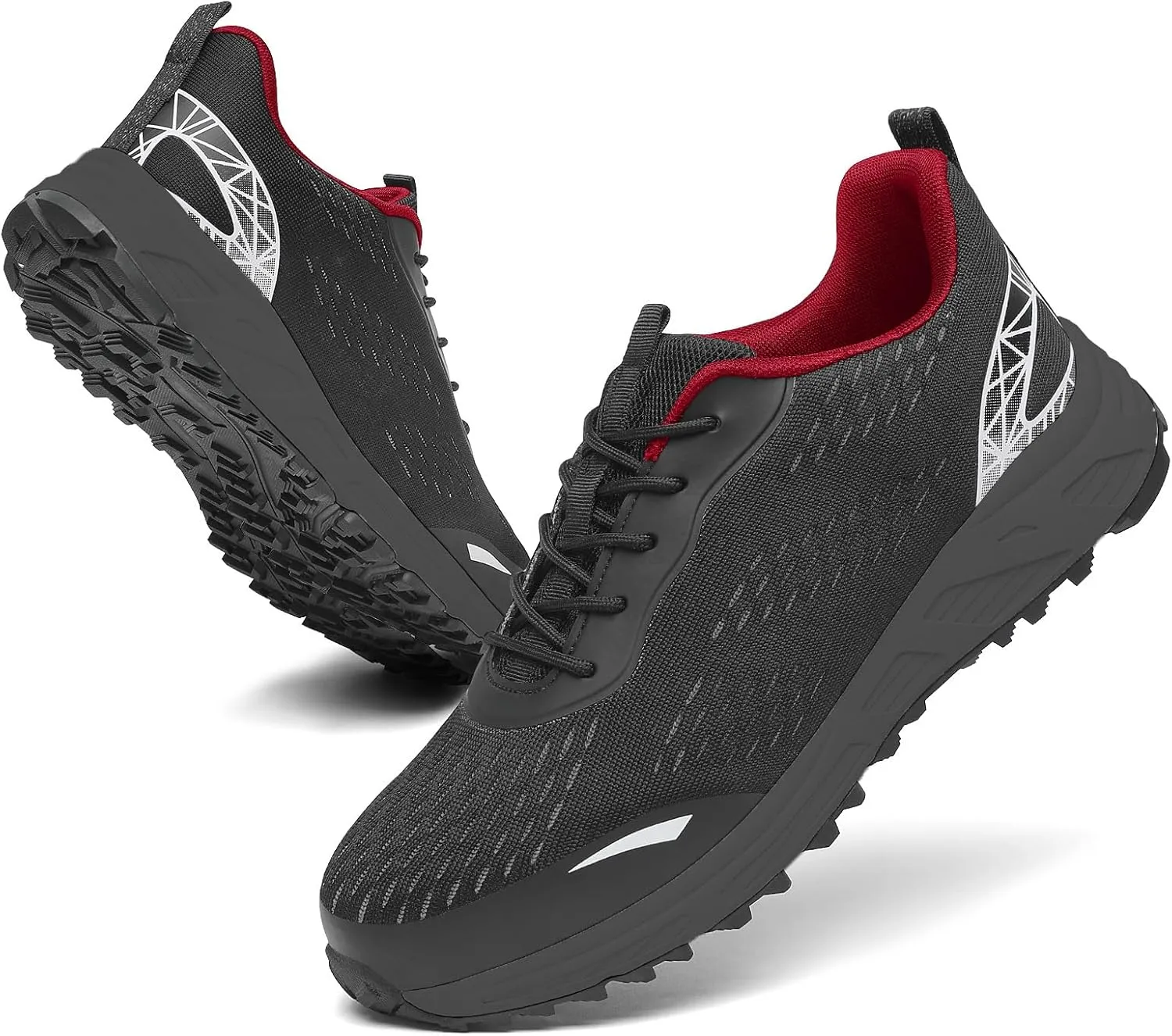 VikoViren Steel Toe Shoes for Men Women Comfy Lightweight Indestructible Non Slip Safety Work Sneakers Warehouse Industry Construction Shoes