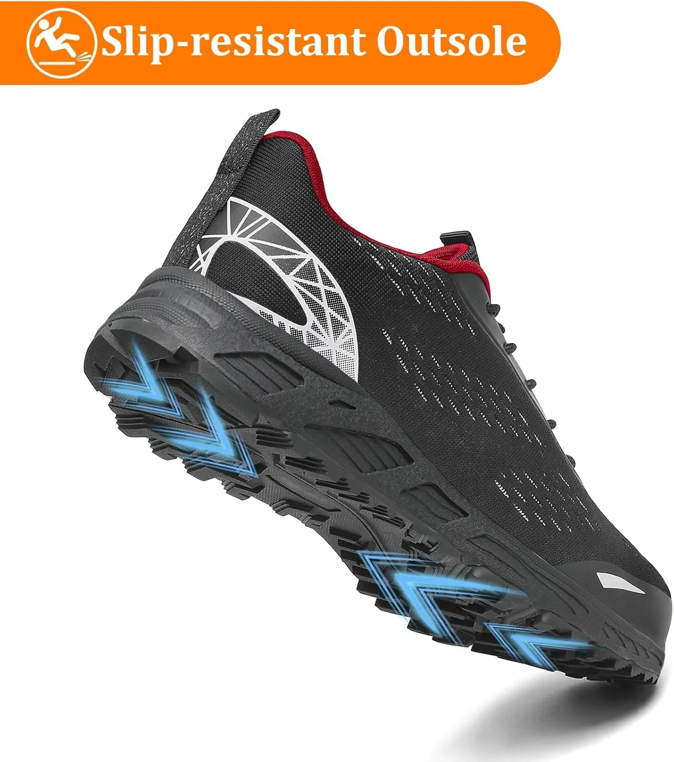 VikoViren Steel Toe Shoes for Men Women Comfy Lightweight Indestructible Non Slip Safety Work Sneakers Warehouse Industry Construction Shoes