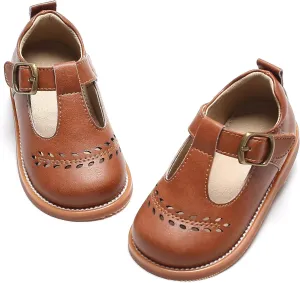 Vintage Mary Jane Shoes for Toddler Girls - Dressy Oxford Flats for Party & School