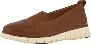 Vionic Women's Linden Slip-on - Ladies Walking Loafer with Concealed Orthotic Support Mocha 6 M US