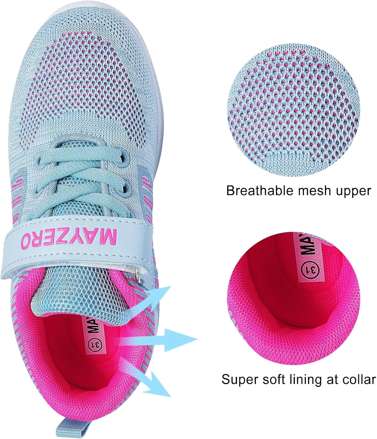 Vivay Toddler Shoes Kids Boys Girls Tennis Shoes Sport Running Shoes Fashion Sneakers