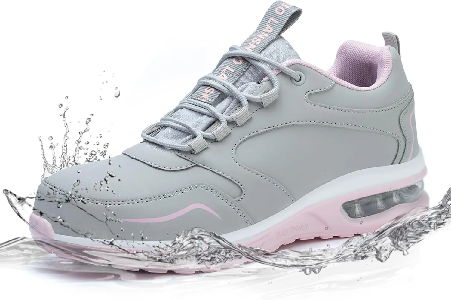 Waterproof Steel Toe Shoes for Women Non Slip Puncture Proof Safety Work Sneakers Comfortable Lightweight Fashion Footwear for Industrial Construction and Food Service
