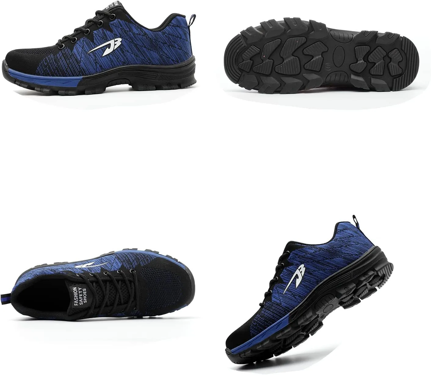 Wide Steel Toe for Women Cushion Safety Shoes,Resistant Puncture Proof Safety Shoes Breathable Indestructible Construction Industrial Sneakers,
