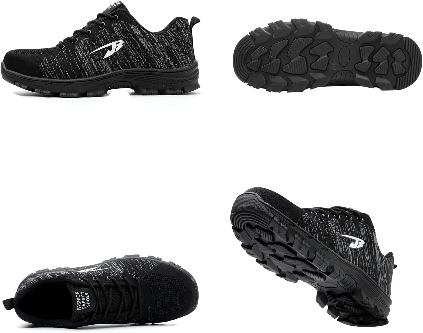 Wide Steel Toe for Women Cushion Safety Shoes,Resistant Puncture Proof Safety Shoes Breathable Indestructible Construction Industrial Sneakers,
