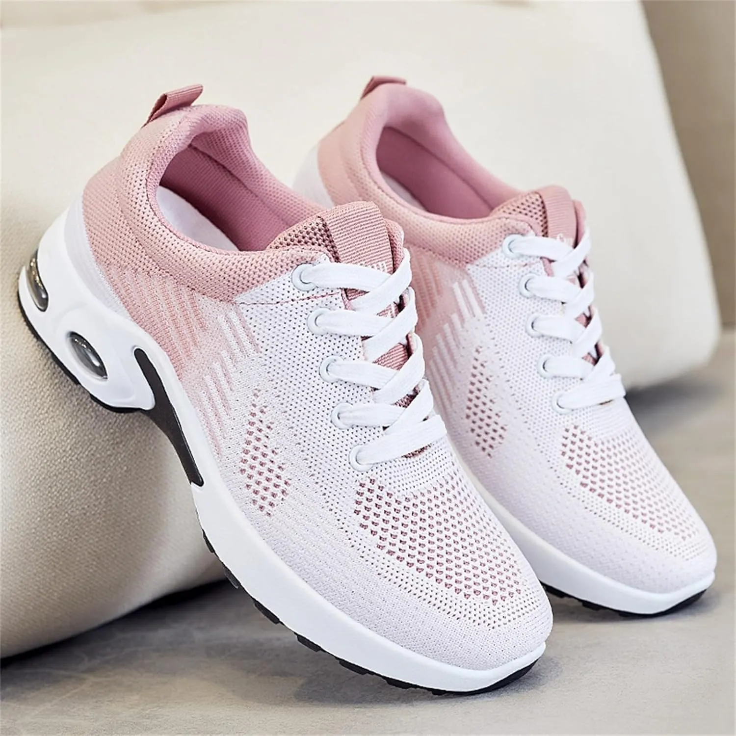 Wide Toe Box Shoes Women Gym Jogging Walking Sneakers Comfy Breathable Mesh Fashion Sneakers Zero Drop Sole Width Shoes with Arch Support