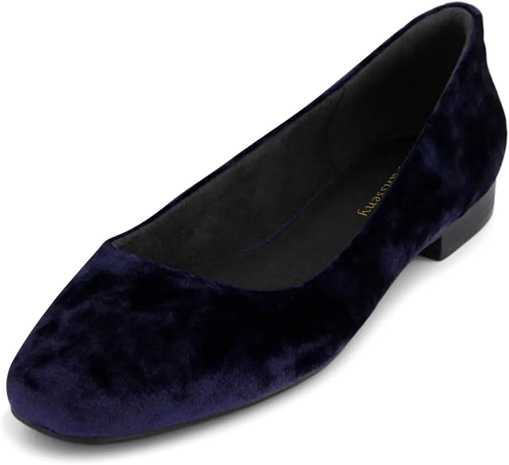 Women Classic Round Toe Slip on Comfortable Flats Soft Insole Casual Walking Daily Commuting Shoes Size 4-16 US
