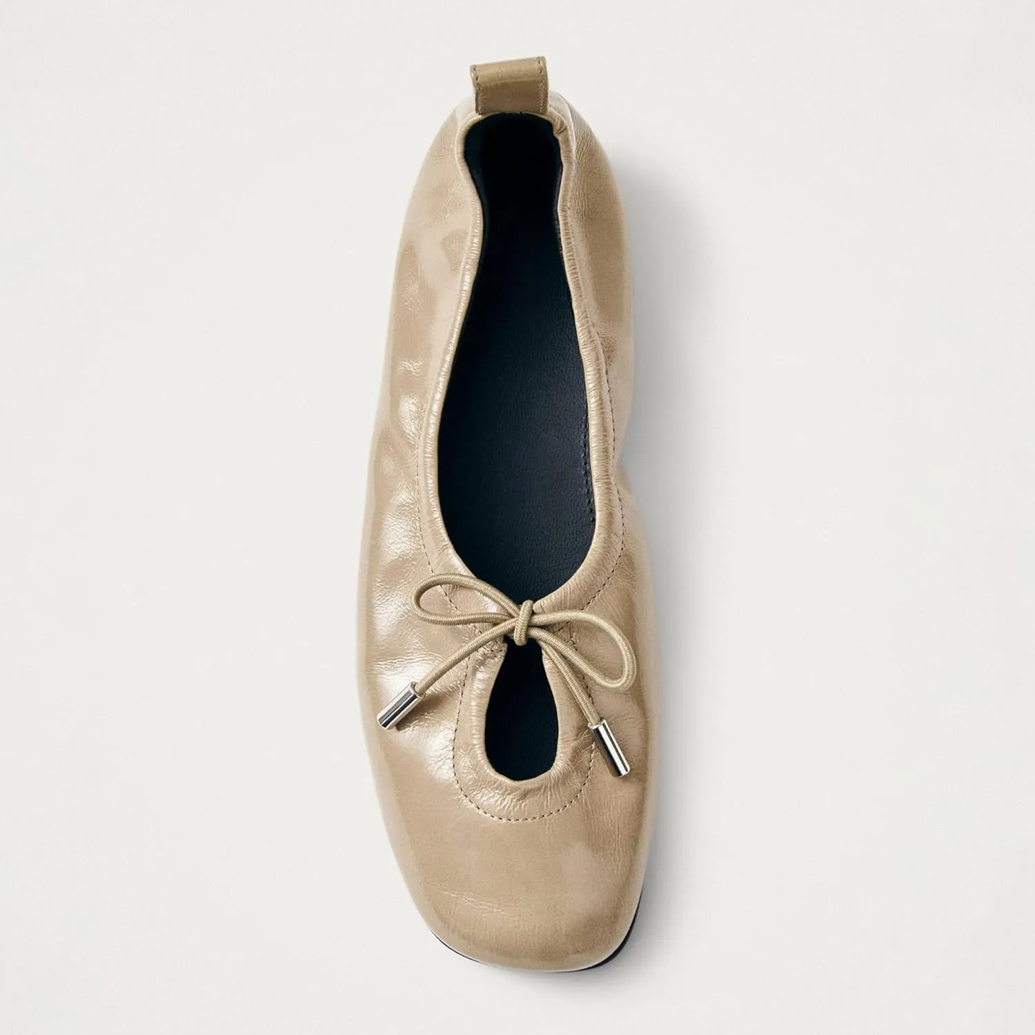 Womens Bow Ballet Flats Cute Square Toe Lace Up Bow Mary Jane Flats Slip On Casual Mary Ballerina Shoes