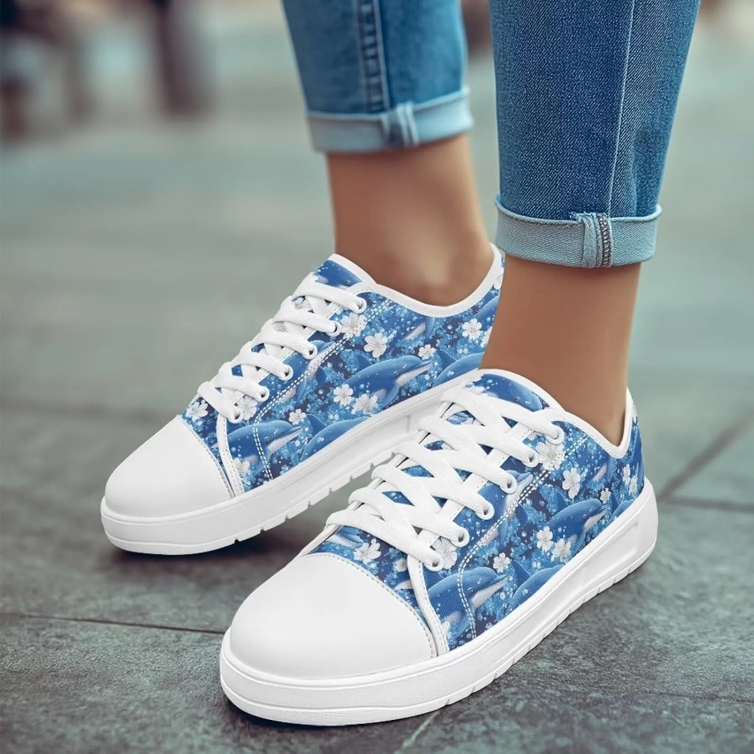 Women's Casual Fashion Canvas Sneakers Hand Free Low-Top Sneakers Lightweight Slip-On Loafers Walking Driving Shoes