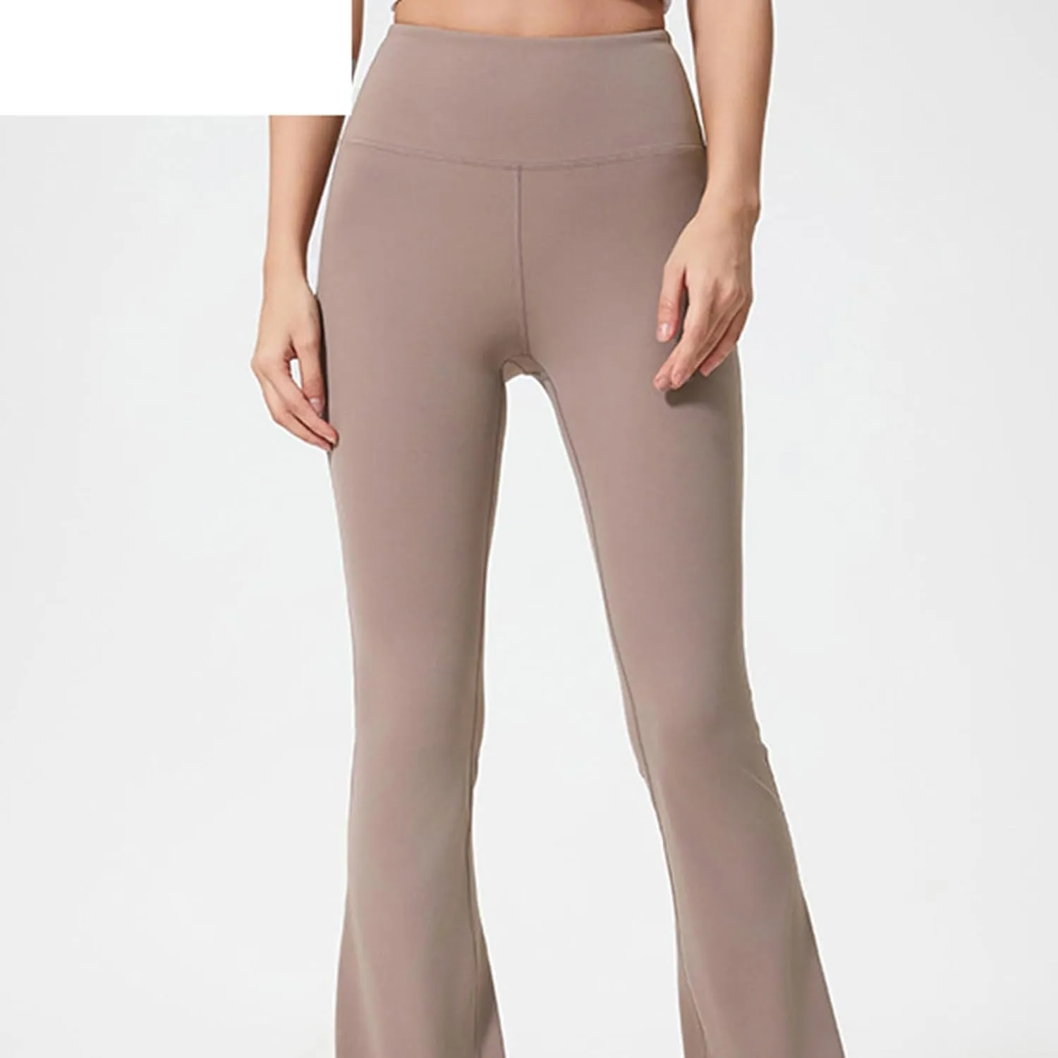 Women's Flared Dance Pants - Stretchy High Waisted Capris for Zumba, Jazzercise & Studio Fitness Classes