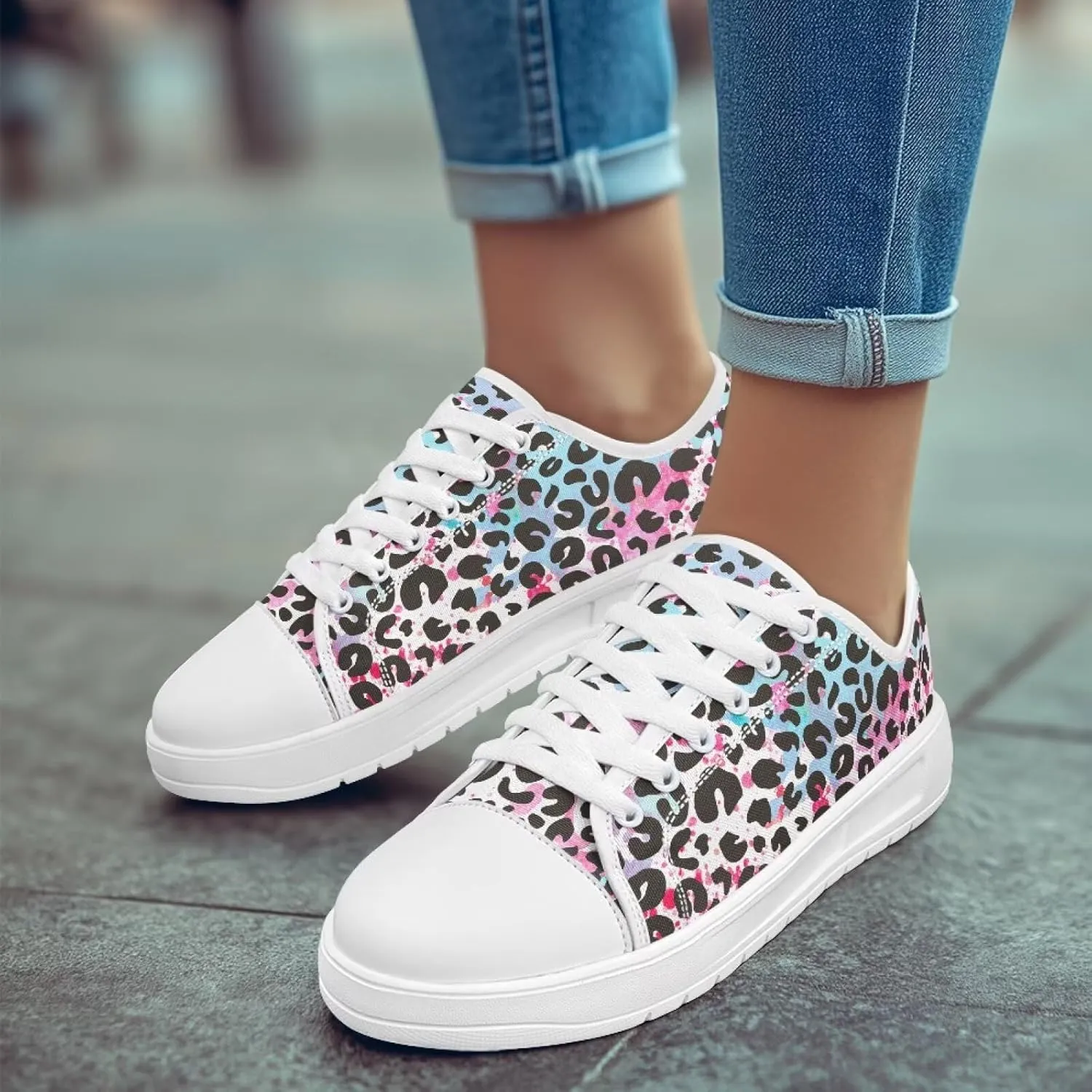 Womens Loafers Shoes Casual Slip-On Canvas Shoes Breathable Sneakers for Women Low Top Sneakers 5.5-13.5