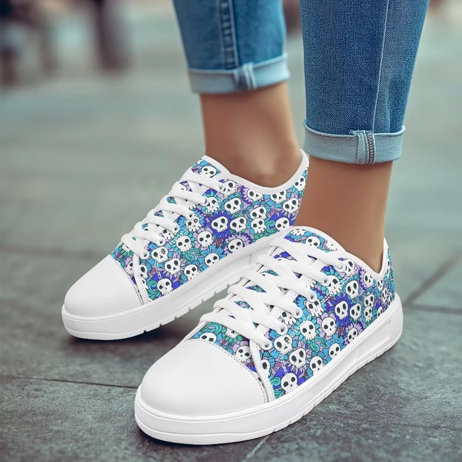 Womens Loafers Shoes Casual Slip-On Canvas Shoes Breathable Sneakers for Women Low Top Sneakers 5.5-13.5