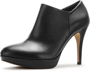 Women's Platform Booties Stiletto Ankle Boots High Heel Booties Winter Dress Shoes