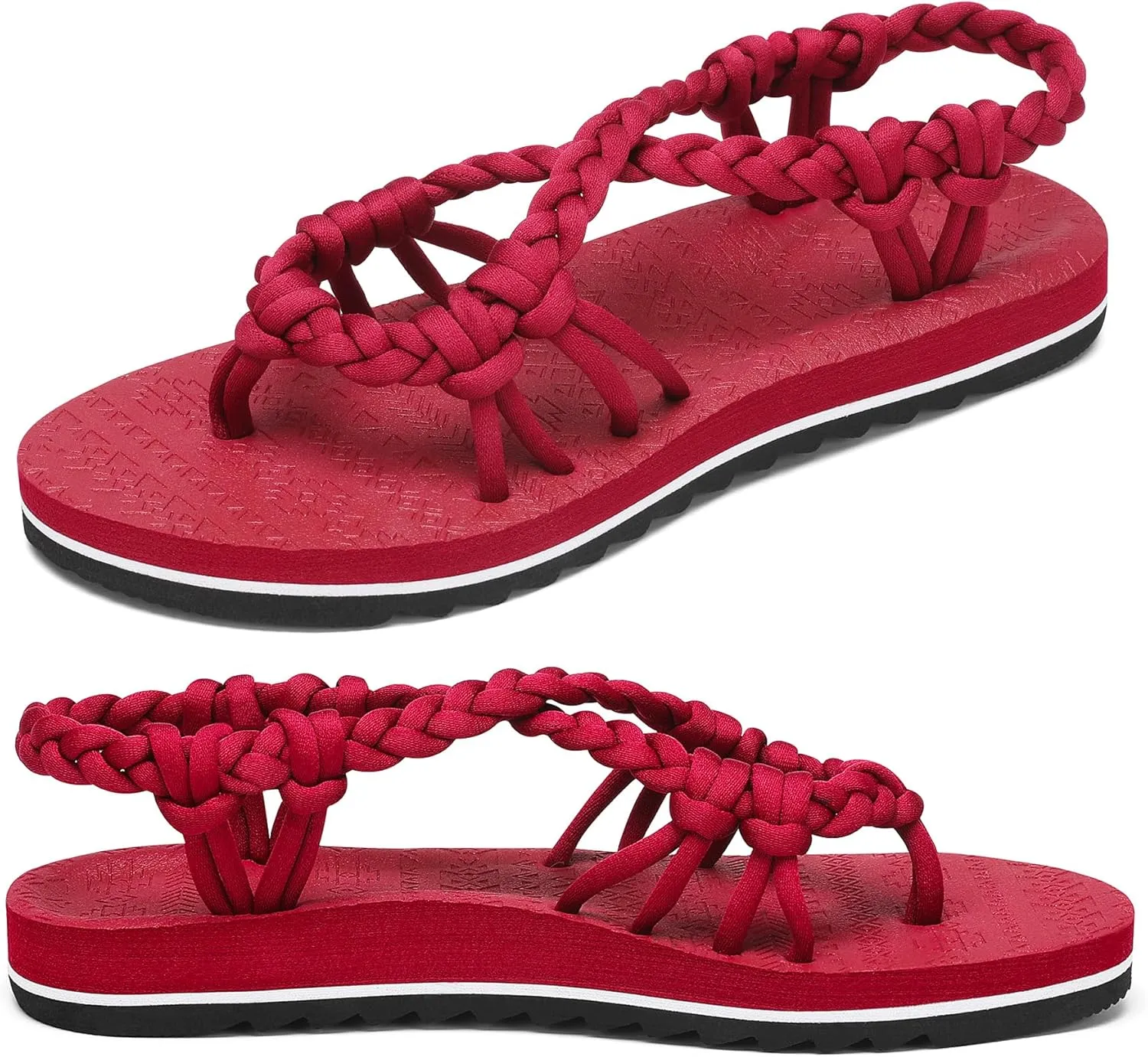 Women's Walking Sandals Arch Support Orthopedic Recovery Flats Sandals Cushion Adjustable Strap for Plantar Fasciitis