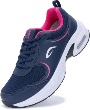 Womens Walking Shoes with Arch Support | Orthotic Sneakers for Plantar Fasciitis Foot Heel Pain Relief | Tennis Running Shoes US 6.5-11