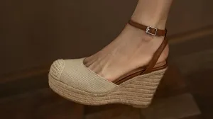 Women's Wedge Sandals, Woven Rustic Style, Exquisite Comfortable High-Heeled Summer Sandals