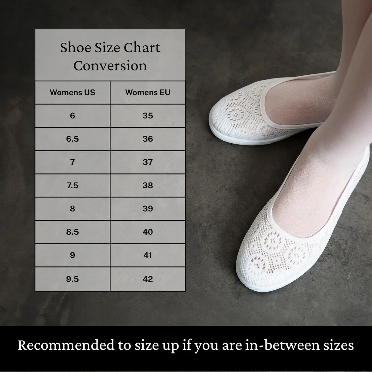 Women’s White Temple Shoes – Comfortable Slip-On Flats with Crochet Lace – Lightweight, Non-Slip Temple Footwear